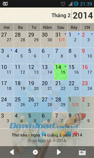 Lịch Việt Nam cho Android