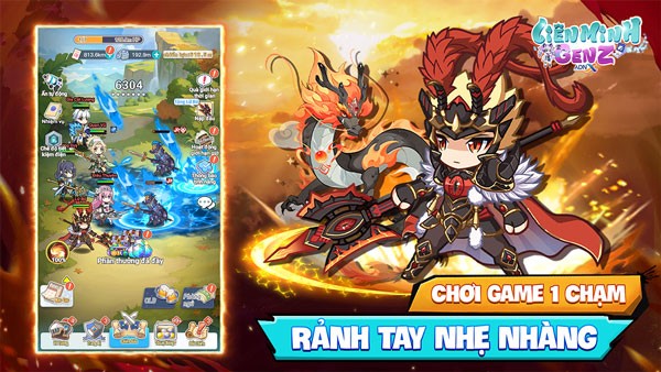 Chơi game 1 chạm, rảnh tay nhẹ nhàng