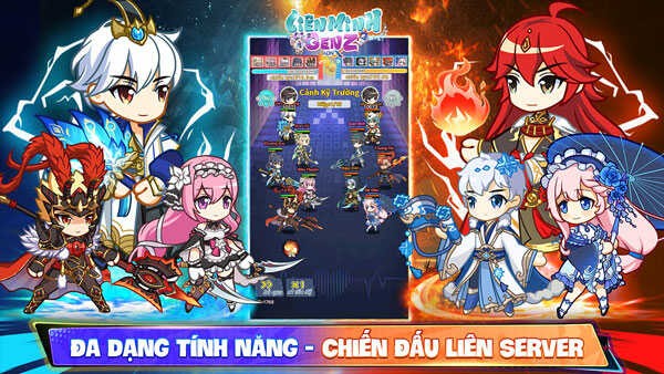 Đa dạng tính năng - Chiến đấu liên server