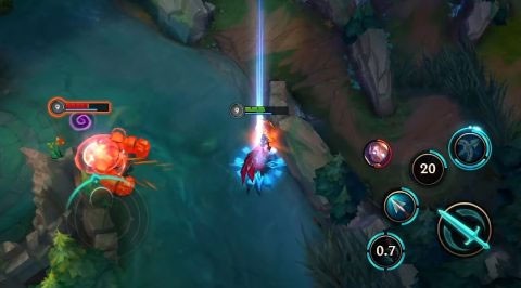 Giao diện chơi Liên Minh Huyền Thoại: Tốc Chiến