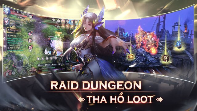 Raid Dungeon - Tha hồ Loot