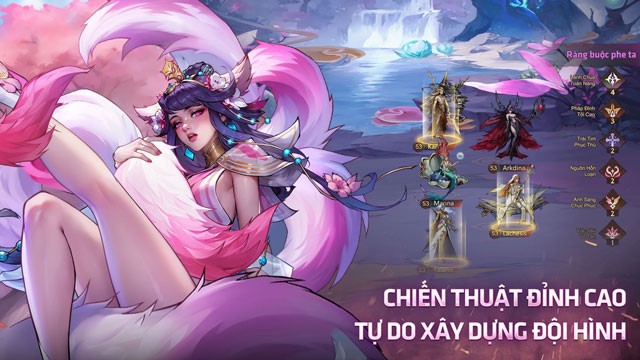 Chiến thuật đỉnh cao, tự do xây dựng đội hình