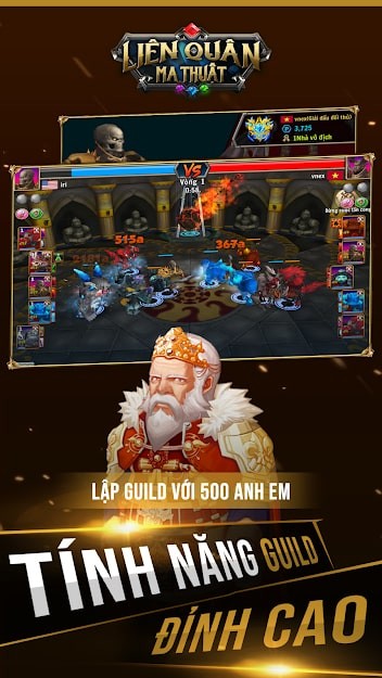 Lập Guild tăng lực chiến