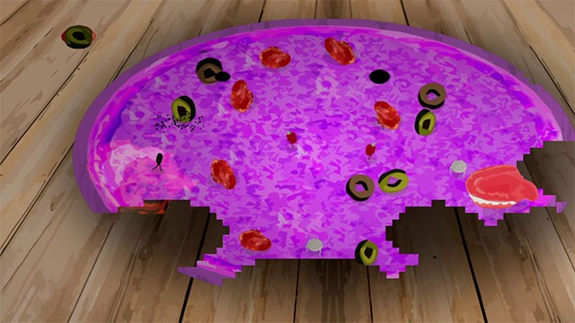 Nỗ lực sống sót khi đấu trường ngày càng thu nhỏ lại và lũ kiến muốn hất bạn ra khỏi vòng an toàn