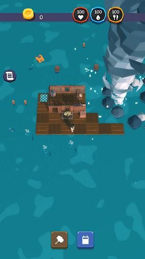 Life on Raft là một game sinh tồn trên bè giữa đại dương