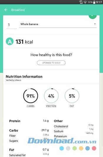 Lifesum giúp người dùng xây dựng chế độ ăn uống hợp lý