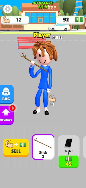 Lifting Hero là một game clicker vui nhộn