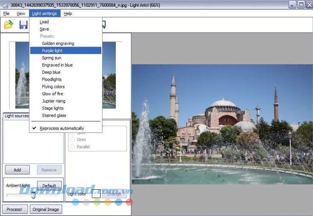 Bộ preset của Light Artist