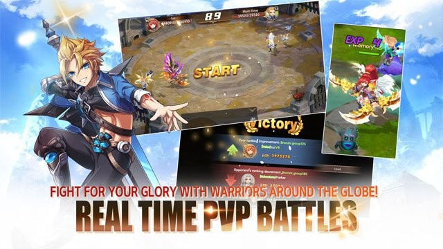 Tham gia các trận chiến PvP thời gian thực