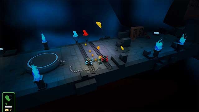 Khám phá ngục tối - nơi có rất nhiều tiền xu và chướng ngại vật nguy hiểm