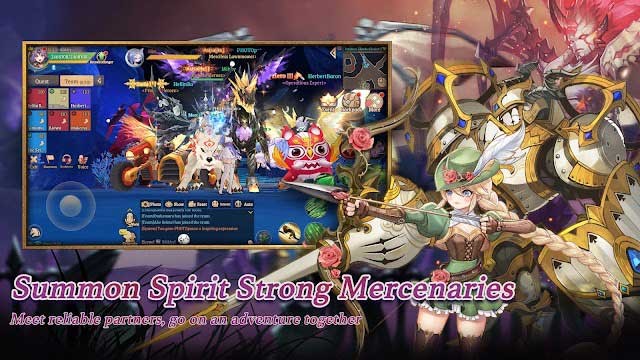 Triệu hồi những lính đánh thuê mạnh mẽ trong game Light of Thel: New Era