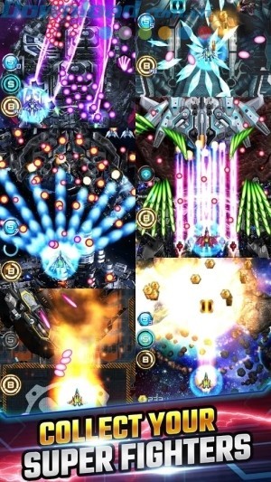 Thu thập nhiều chiến đấu cơ khác nhau