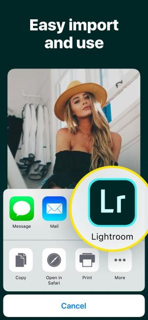 Dễ dàng xuất ảnh để chia sẻ hoặc sử dụng