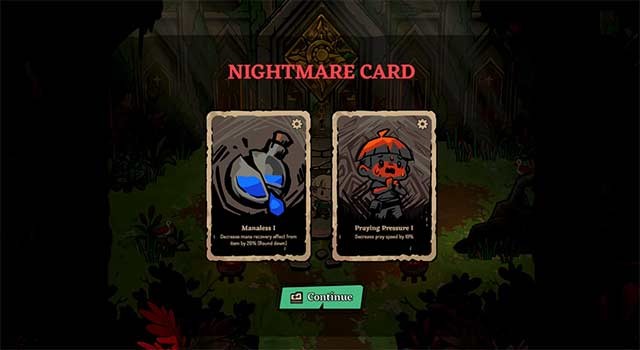 Kết hợp sức mạnh anh hùng, vũ khí với thẻ bài ác mộng để giành chiến thắng