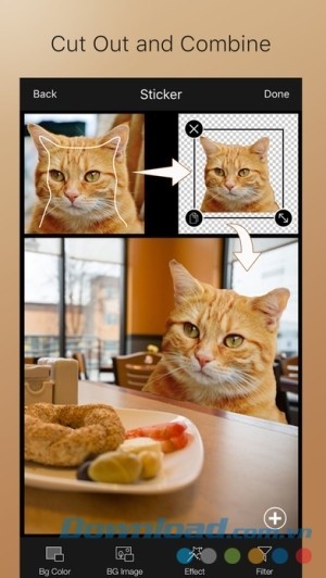 Ứng dụng biên tập ảnh LightX cho iOS