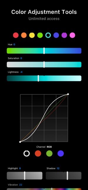 Công cụ điều chỉnh màu ảnh