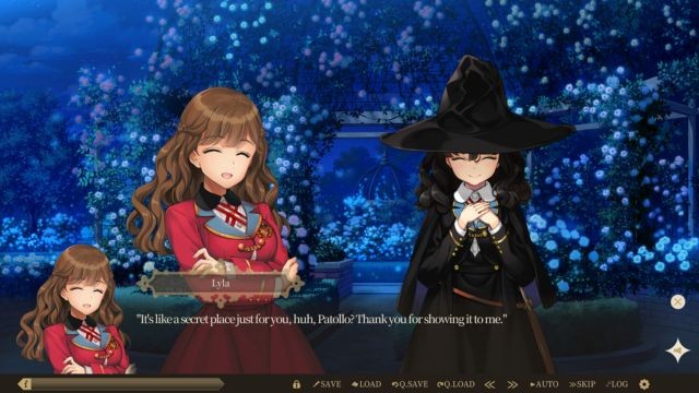 Lựa chọn vai phù thủy nữ hoặc pháp sư nam để bắt đầu câu chuyện