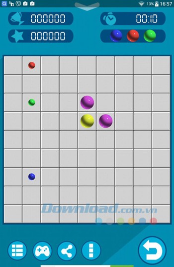 Giao diện chơi game Lines 98