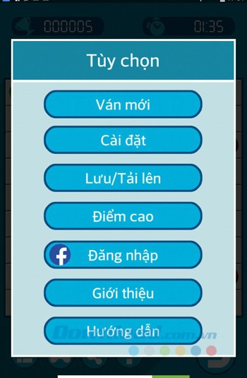 Tùy chọn game Lines 98