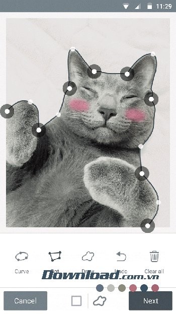 Các tùy chọn bổ sung của Aillis (Line Camera)