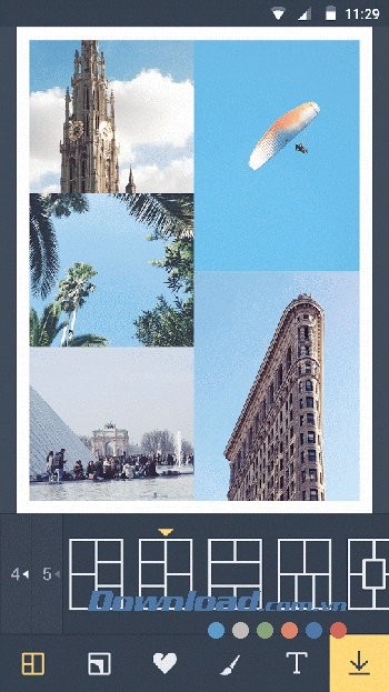 Tính năng ghép ảnh của Aillis (Line Camera)