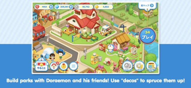 Xây dựng thị trấn của chú mèo máy Doraemon