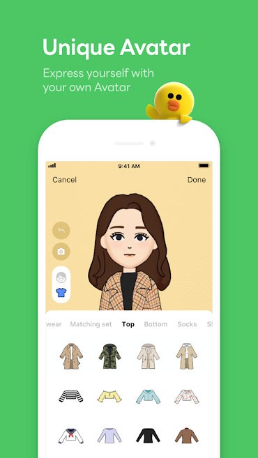 Tạo avatar cá tính trên LINE app