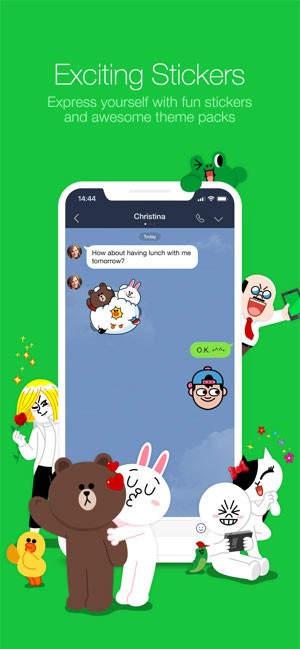 Trò chuyện cực vui với bộ sticker LINE