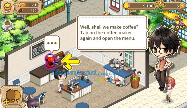 LINE I Love Coffee cho Android