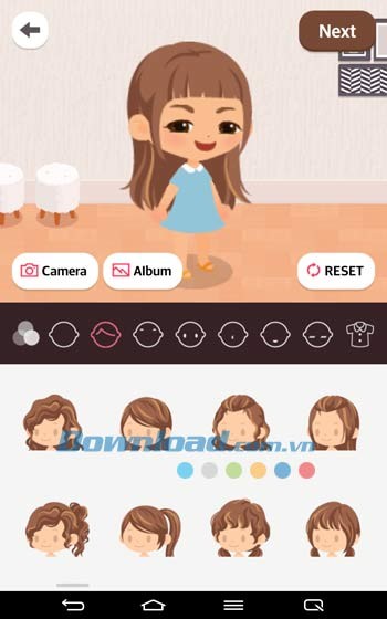 Thay đổi diện mạo của nhân vật trong LINE PLAY - Your Avatar World