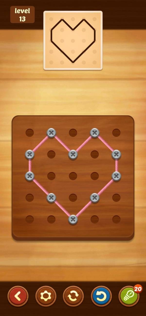 Lối chơi Line Puzzle: String Art cho iOS