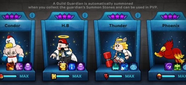 Lập guild và chiến đấu với guild khác