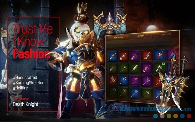 Tùy biến và trang bị vũ khí cho chiến binh của mình