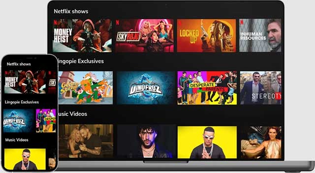 Thưởng thức các chương trình truyền hình, phim, video ca nhạc và phim gốc Netflix