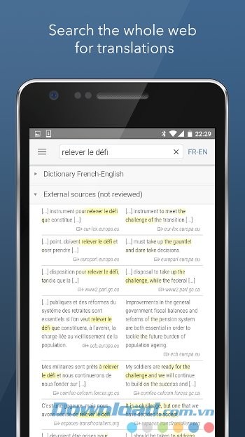 Tìm kiếm các bản dịch thông minh hơn với Linguee