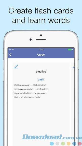 Học từ mới bằng flashcard