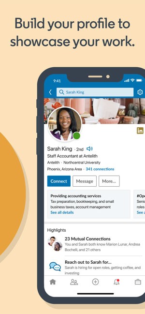 Tạo hồ sơ xin việc online trên Linked In