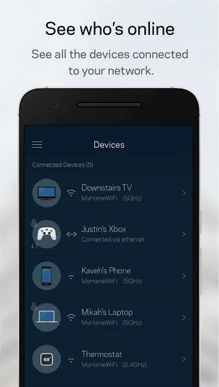 Xem ai đang kết nối