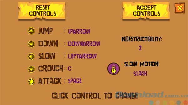 Điều khiển chơi Lion Run