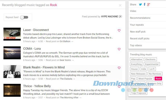 Cập nhật xu hướng nhạc hiện nay