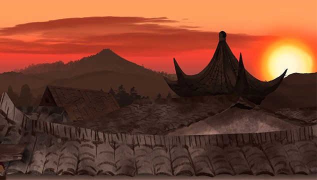 Đồ họa game Listen to the Wind đẹp như 1 bức tranh thủy mặc