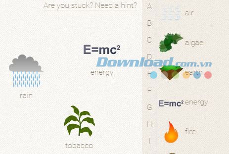 Cần thêm gợi ý để chơi Little Alchemy