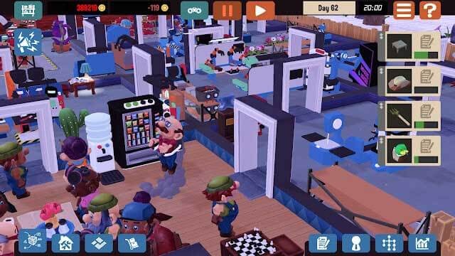 Bạn trở thành ông trùm quản lý nhà máy sản xuất to lớn trong game Little Big Workshop