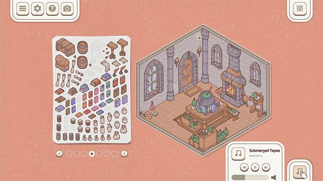 Trải nghiệm bóc và dán sticker lên các ô cửa sổ và góc nhỏ, khơi dậy trí tưởng tượng và sự sáng tạo