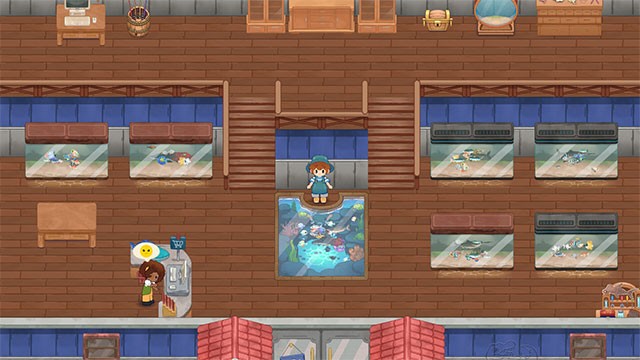 Quản lý cửa hàng cá cảnh bằng cách đánh bắt cá và nuôi dưỡng