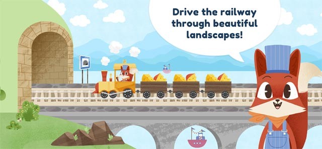 Lái tàu hỏa qua những cảnh quan vô cùng đẹp mắt