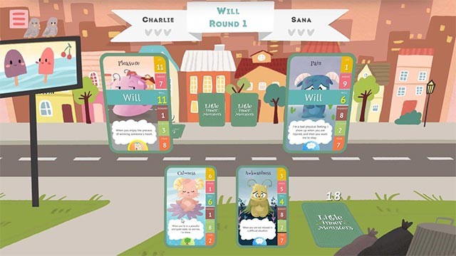 Little Inner Monster game là trò chơi đối kháng 2 người, giữa game thủ thực hoặc đấu AI