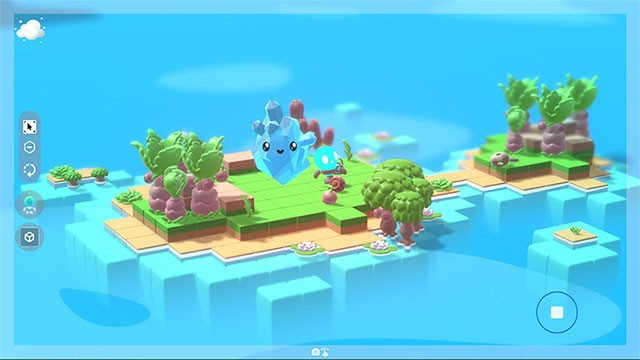 Phiêu lưu khám phá những vùng đất mới để mở rộng hòn đảo trong Little Learning Machines game