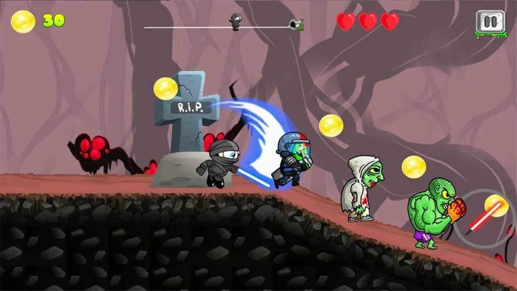 Little Ninja Run: An Adventure Survival cho Android có đồ họa đẹp