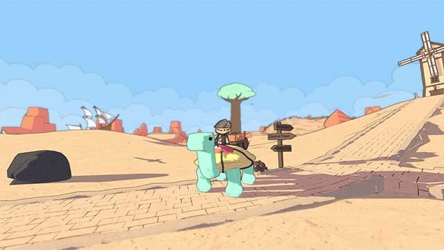 Giao các gói hàng cho những cư dân đáng yêu đang sinh sống tại sa mạc